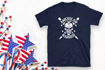 American Made Warrior Unisex Graphic Print T-Shirt / Sweatshirt