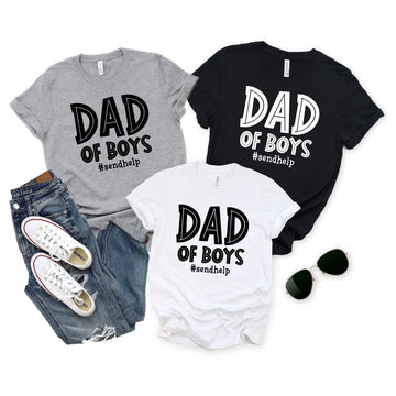 Dad of Boys Dada Daddy Boy's Guy's - Camiseta personalizada para hombre