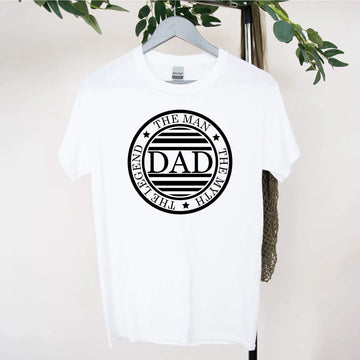 Papá El Hombre El Mito La Leyenda Camiseta Cumpleaños Clásico Navidad Día del Padre Regalo del Marido