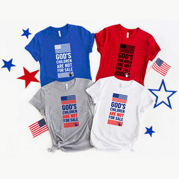 Los hijos de Dios no están a la venta camiseta de mano pequeña, camiseta de la película Sound Of Freedom, camiseta para detener la trata de niños, niño, niña, chico, damas, hombres, mujeres, camiseta, camiseta sin mangas, patriótico salvar a los niños