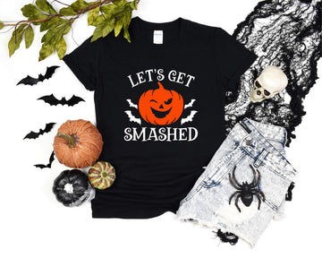 Sudadera o camiseta unisex con estampado gráfico de Halloween Let's Get Smashed