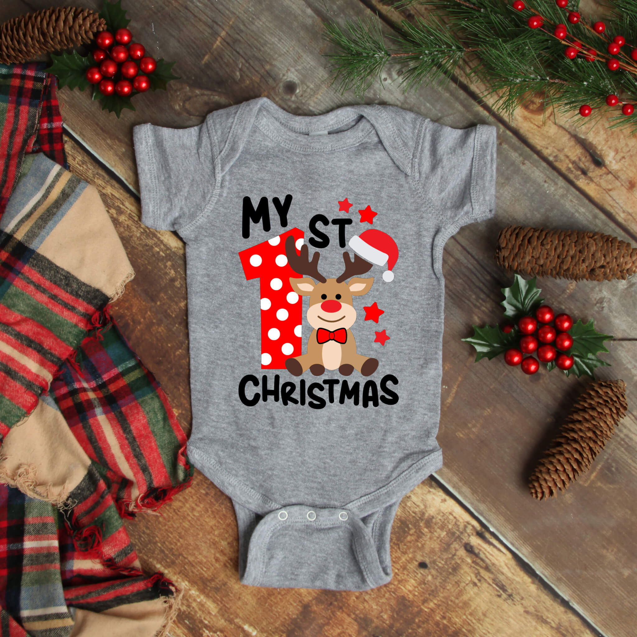 My first christmas baby onesie hot sale