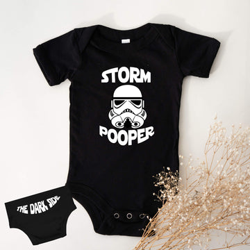 New Baby Onesie, Storm Pooper, Star Wars Themed Baby Boy’s, or Girl’s Onesie, Baby Shower Gift, Baby Take Home Outfit, Boy’s, Girl’s, Custom Baby Onesie
