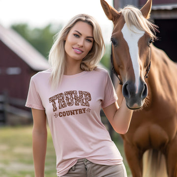 America - Trump Country US 2024 Election Rally Women's Graphic Print T-Shirt