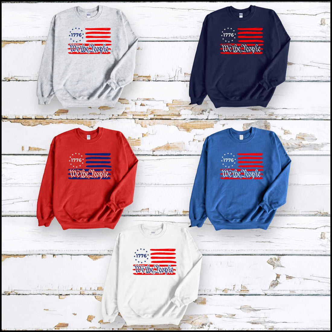 American Patriot 1776 Camiseta unisex con estampado gráfico para hombre y mujer