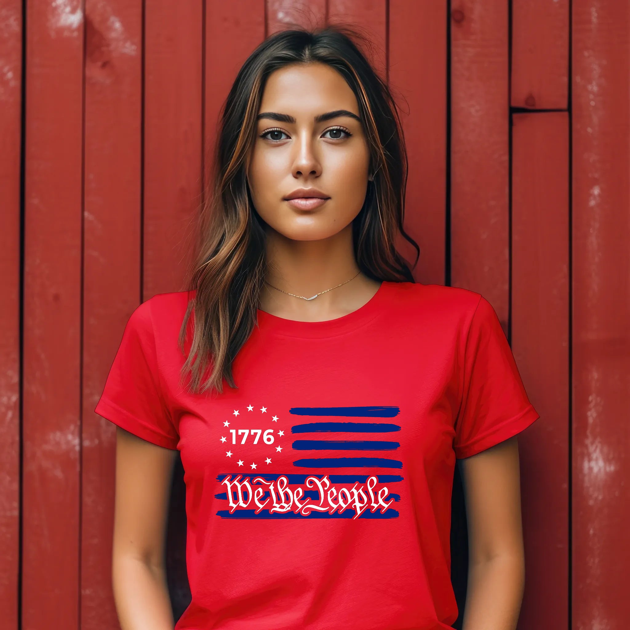 American Patriot We The People 1776 Unisex Graphic Print T-Shirt / Sweatshirt