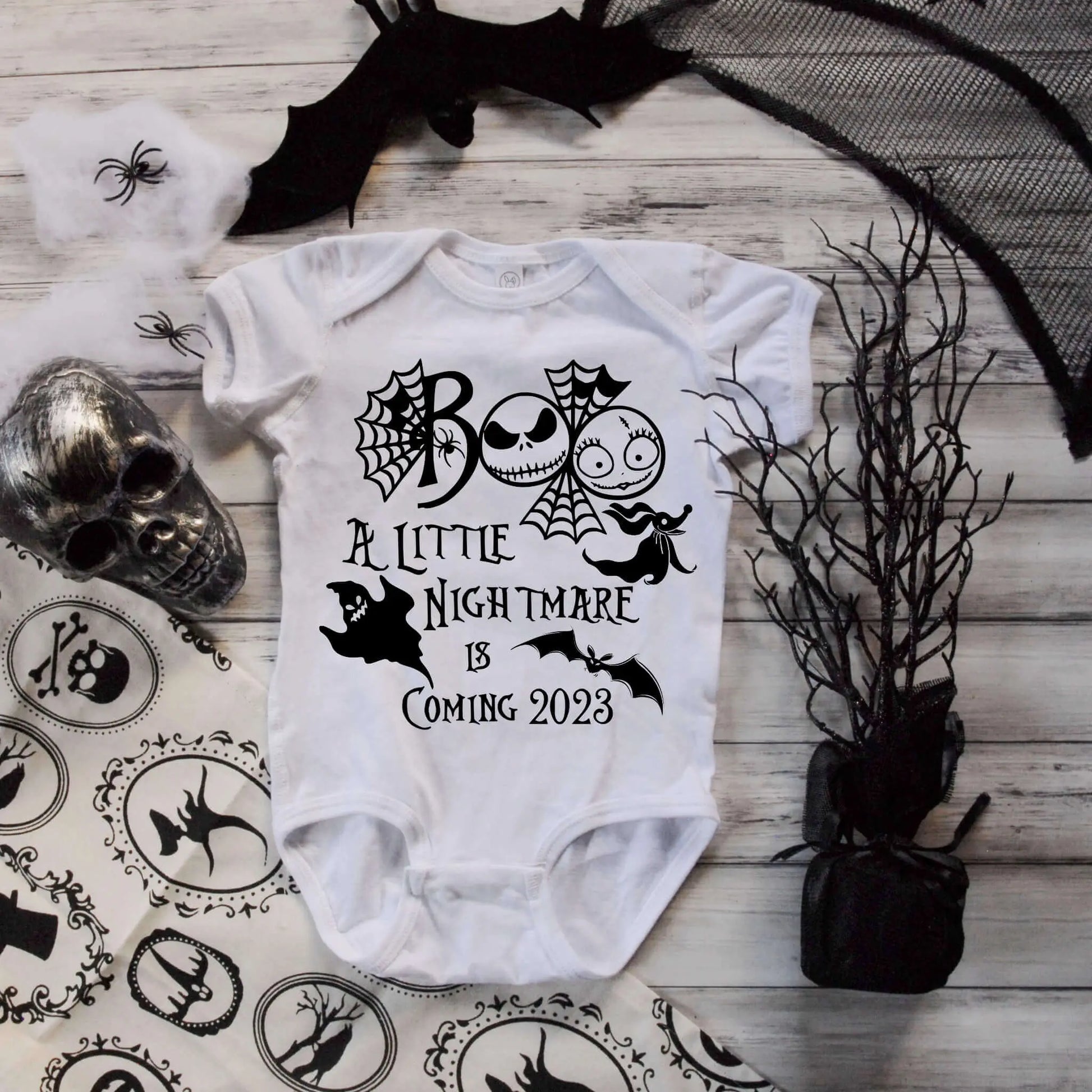nightmare before christmas maternity dress Nightmare Before Christmas Pregnancy Announcement