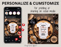 Adding S'More Love to Our Family – S'mores Pregnancy Announcement, Rustic Summer Digital Canva Template TrendyCustomApparel™