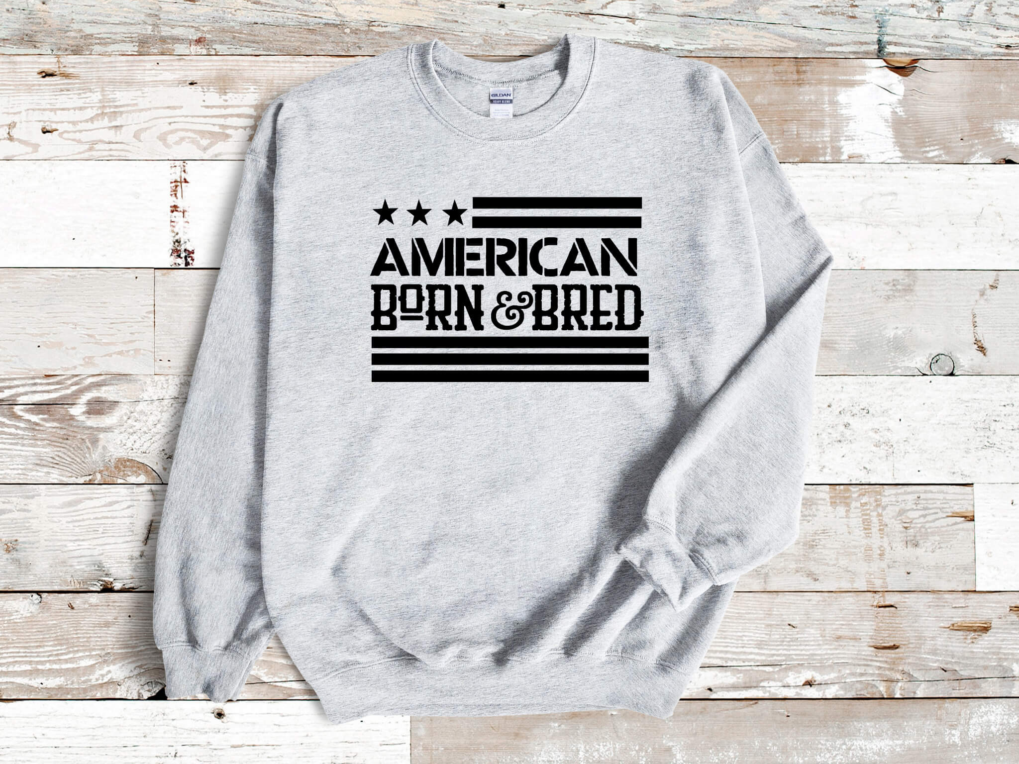American Born & Bread Unisex Graphic Print Sweatshirt