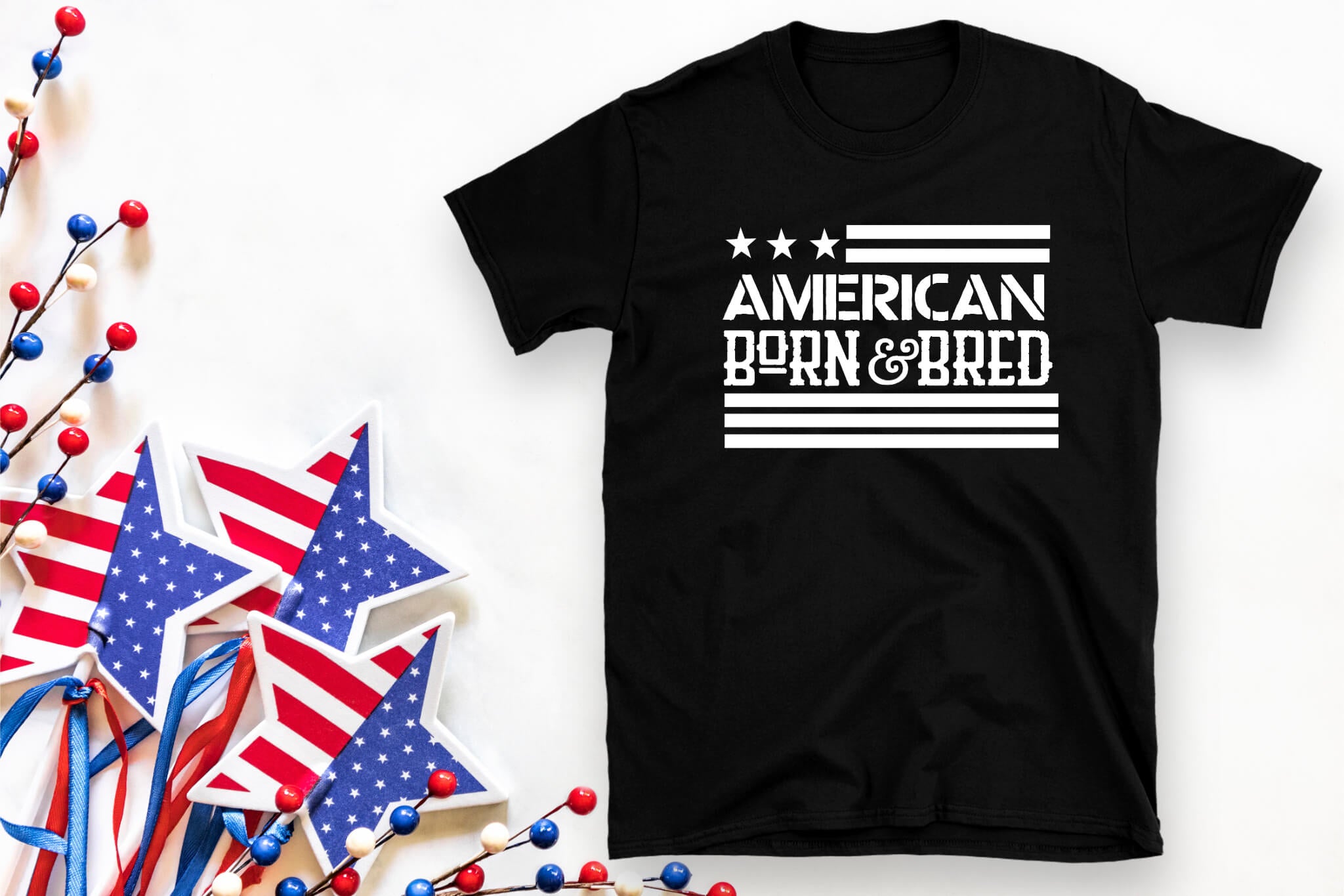 American Born & Bread Unisex Graphic Print T-Shirt / Sweatshirt