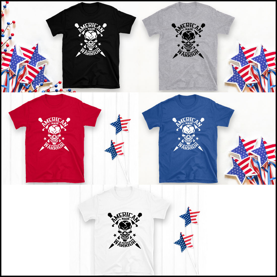 American Patriot 1776 Camiseta unisex con estampado gráfico para hombre y mujer