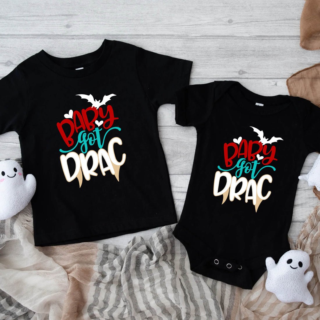 Halloween Baby Got Drac Kids Graphic Print