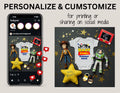 Disney Toy Story Baby Reveal Digital Editable Template, Instant Download Canva Customizable TrendyCustomApparel™