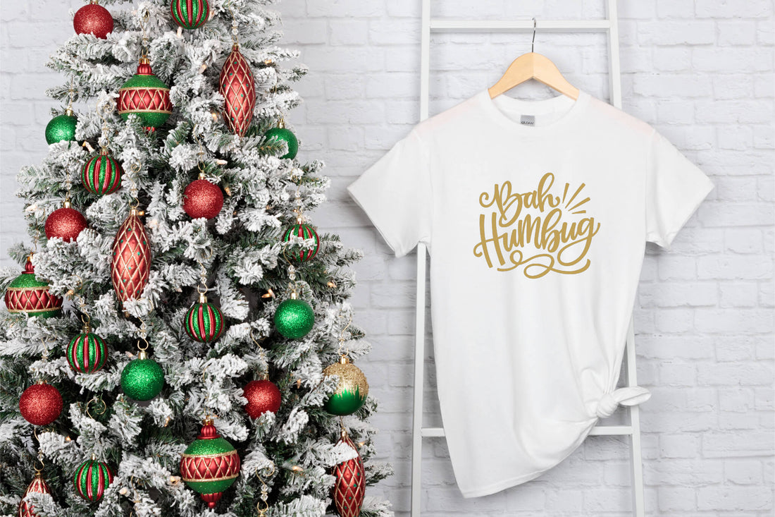 Christmas Bah Humbug Unisex Graphic Print T-Shirt