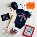 Boston Red Sox Baby Reveal Digital Editable Template, MLB Canva Downloadable Template TrendyCustomApparel™