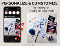 Chicago Cubs Baby Reveal Digital Editable Template, MLB Baseball Canva Instant Download TrendyCustomApparel™