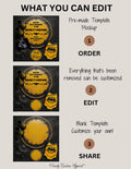 Batman Superhero Baby Reveal Digital Editable Template, Canva Instant Download, Gender Neutral Social Media Pregnancy Announcement TrendyCustomApparel™