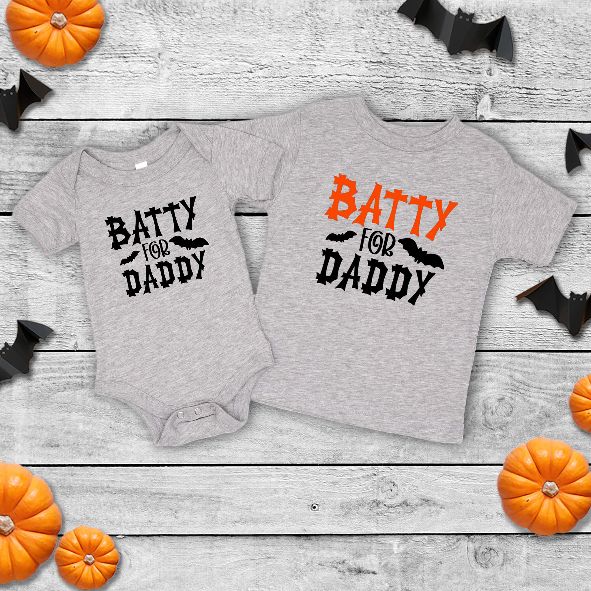 Halloween Batty For Daddy Childs Customizable Graphic Print
