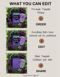 Beetlejuice Strange & Unusual Baby Reveal, Halloween Canva Template Digital Editable Template TrendyCustomApparel™