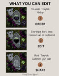 Beetlejuice Showtime Baby Reveal Digital Editable Template, Halloween Canva Instant Download TrendyCustomApparel™