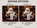 Christmas Santa Baby Reveal Digital Editable Template, Gender Neutral Winter Canva Template TrendyCustomApparel™