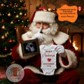 Christmas Santa Baby Reveal Digital Editable Template, Gender Neutral Winter Canva Template TrendyCustomApparel™