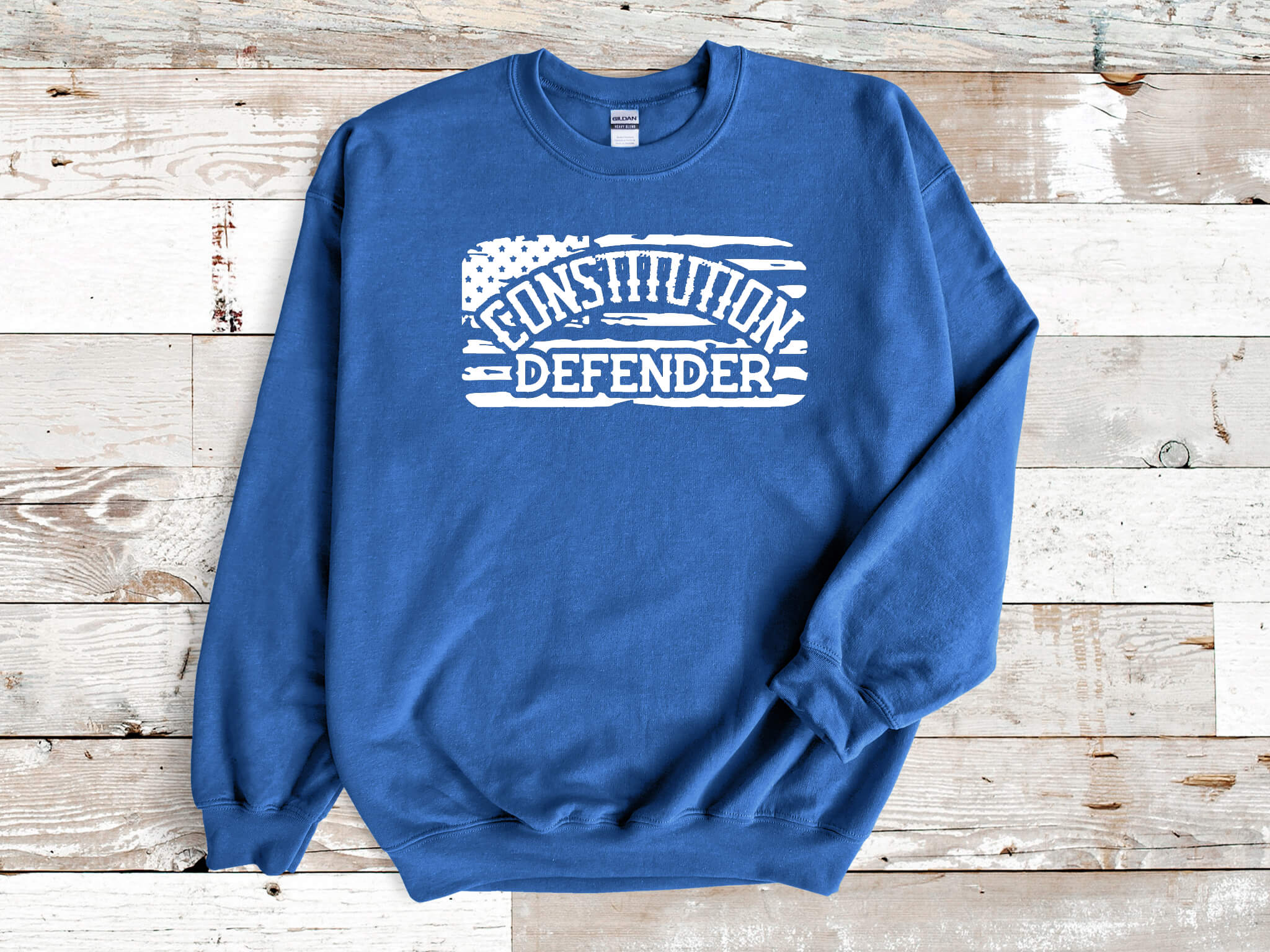 American Constitution Defender Flag Unisex Graphic Print Sweatshirt