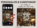 Digital Construction Pregnancy Announcement, We Have Some Dirt to Share, Customizable Heavy Equipment Themed, Editable Details Template TrendyCustomApparel™