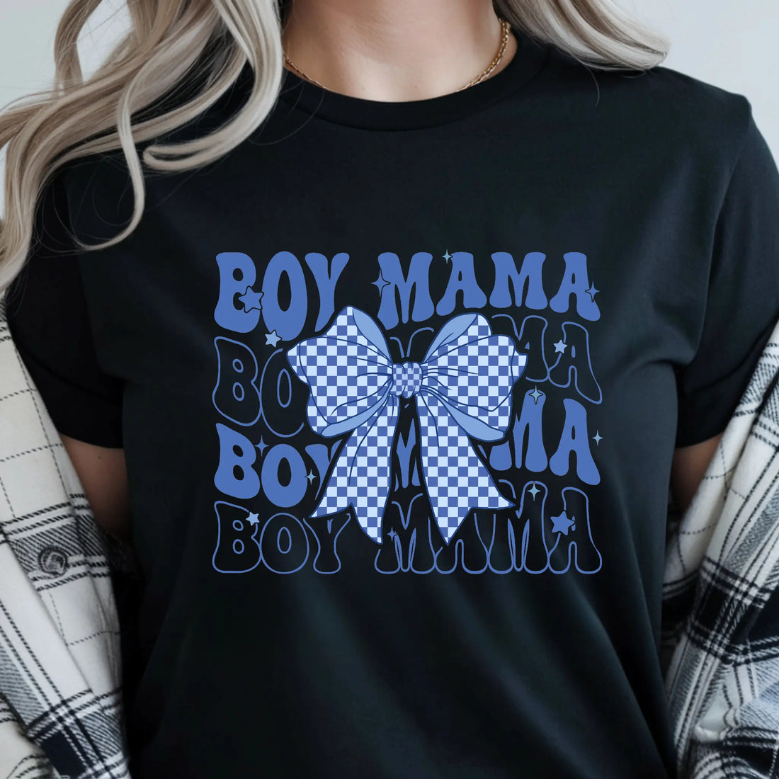 Boy Mama Women's Retro Graphic T-Shirt, Mama Coquette Print - TrendyCustomApparel™