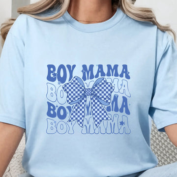 Boy Mama Women's Retro Graphic T-Shirt, Mama Coquette Print - TrendyCustomApparel™