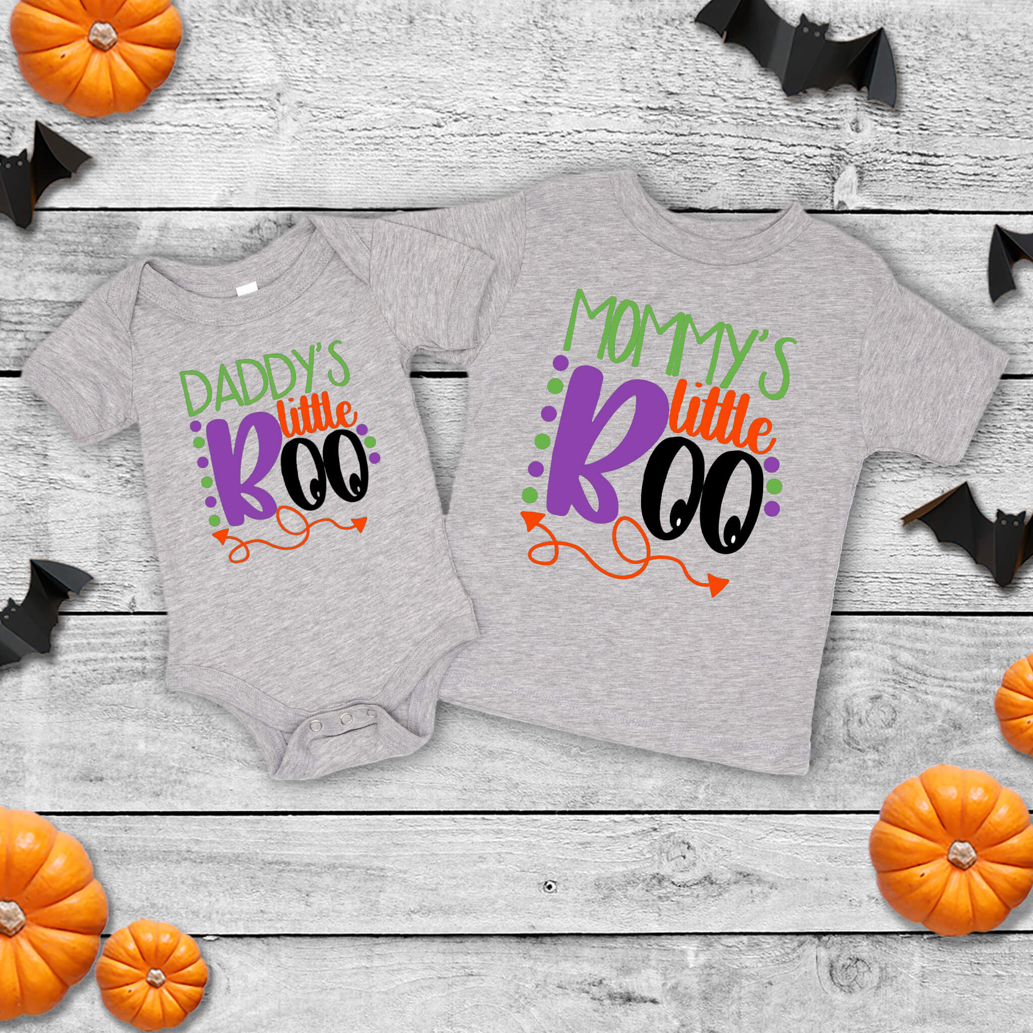 Halloween Daddy’s or Mommy’s Little Boo Baby Infant Toddler Graphic Print