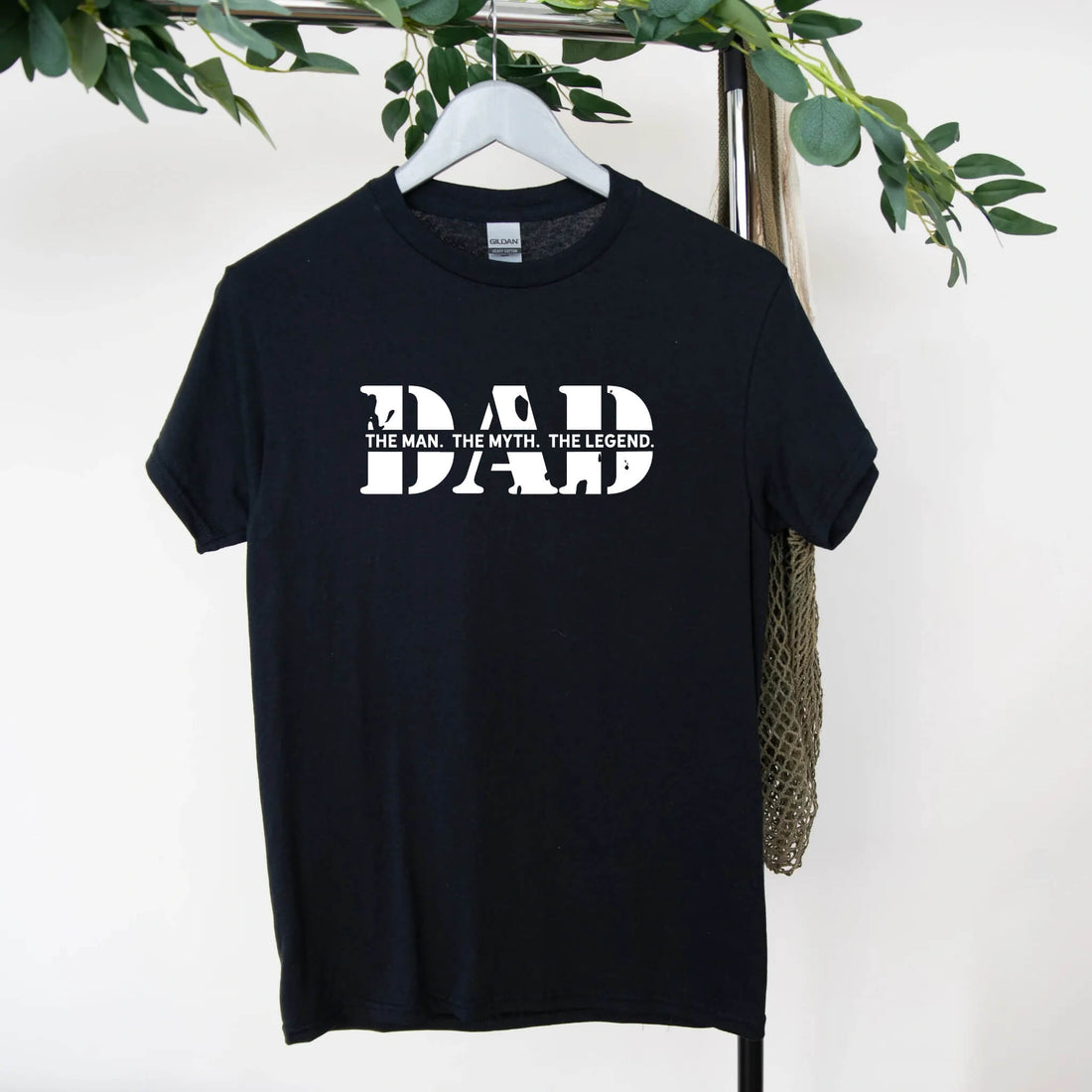 Dad The Man The Myth The Legend T-Shirt Rustic Birthday Christmas Father's Day Husband Gift