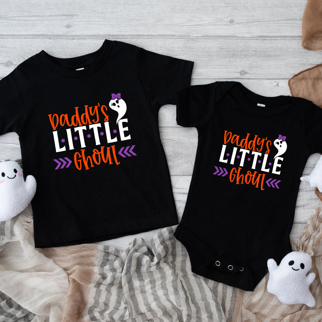 Halloween Daddy's Little Ghoul Baby Infant Toddler Graphic Print