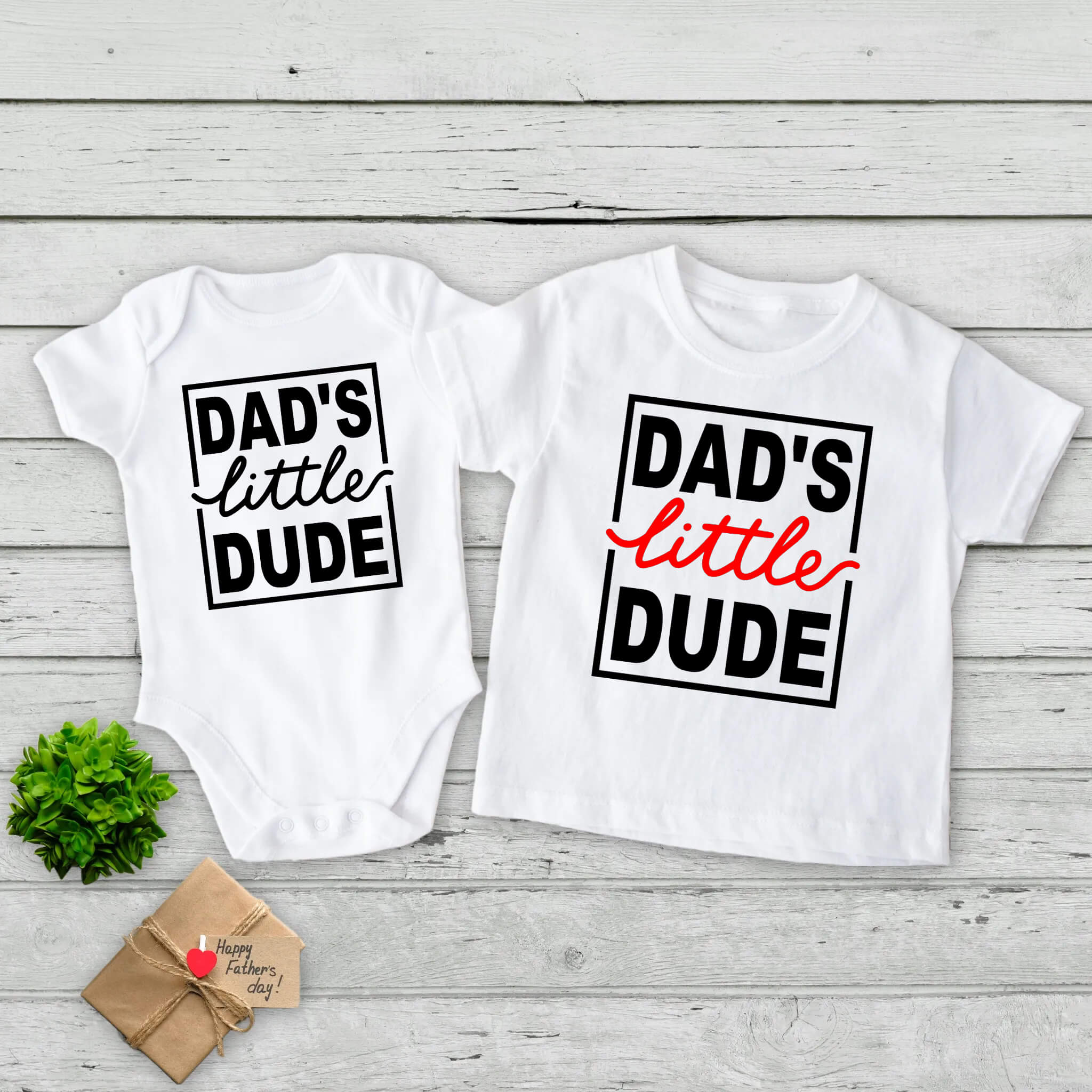 Daddy's Little Dude Baby Onesie Boy's T-Shirts