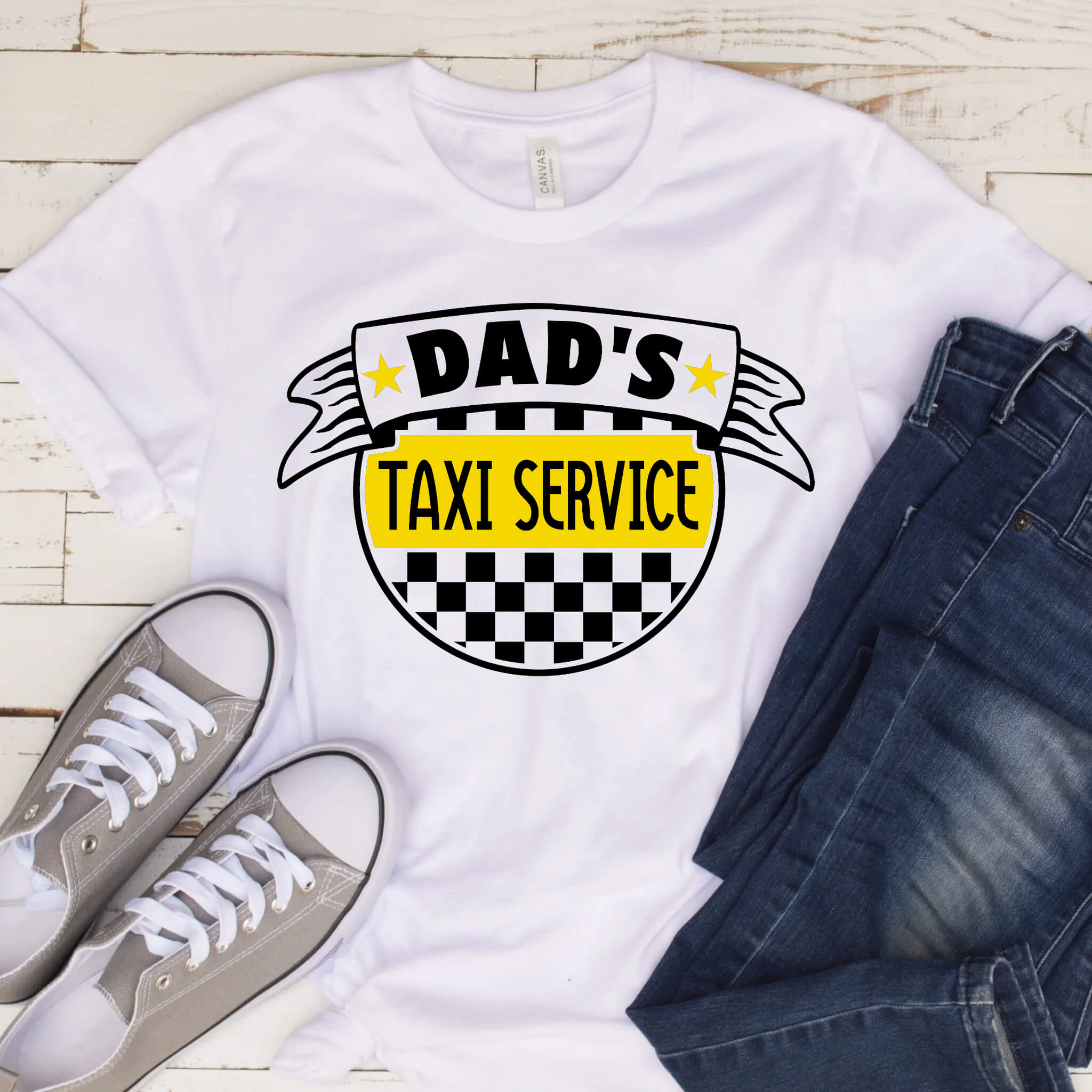 Camiseta del servicio de taxi de papá, cumpleaños, Navidad, Día del Padre, marido, chicos, regalo para hombre