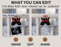 Disney Mickey Baby Boy Elegant Gender Reveal Announcement, Editable Instant Download Canva Template TrendyCustomApparel™