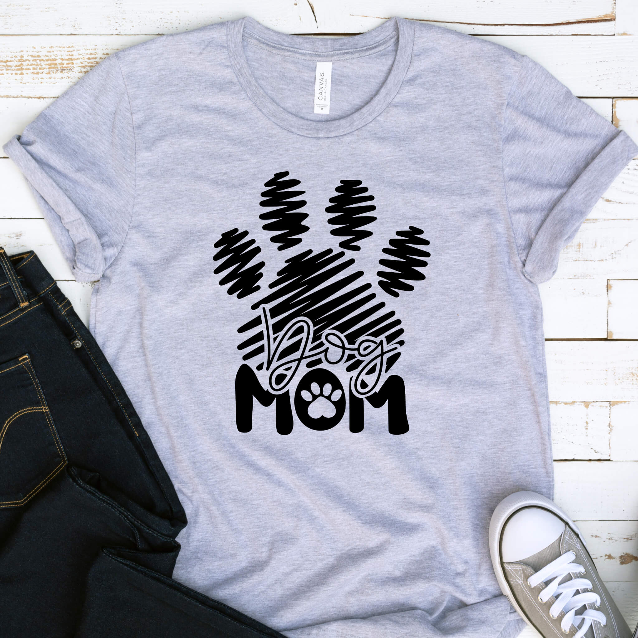 Dog Mom Girl's Ladies Women's T-Shirts