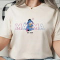 Women’s Mama Eeyore Graphic T-Shirt, Winnie The Pooh Oversized Mama Tee Est. Date - TrendyCustomApparel™