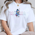 Women’s Mama Eeyore Graphic T-Shirt, Winnie The Pooh Oversized Mama Tee Est. Date - TrendyCustomApparel™