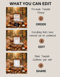 We've Been Keeping a Secret, Fall Secret Digital Pregnancy Announcement, Customizable Fall Little Pumpkin Themed, Instant Editable Template TrendyCustomApparel™