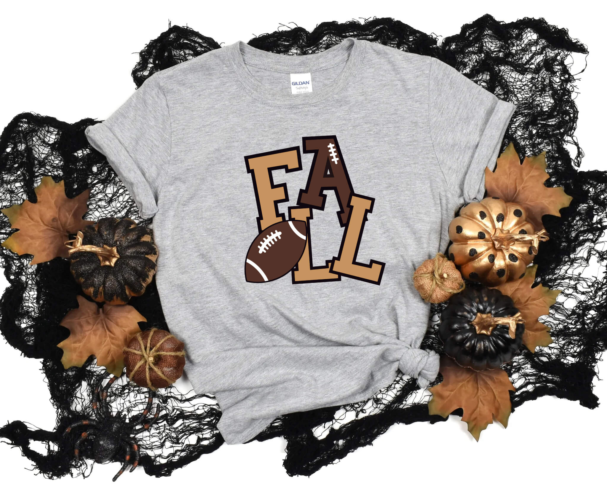 Fall Football Women's Graphic Print T-Shirt