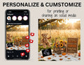 Get Ready to Fall in Love, Fall Pumpkin Digital Pregnancy Announcement, Customizable Instant Download Template TrendyCustomApparel™