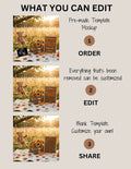 Get Ready to Fall in Love, Fall Pumpkin Digital Pregnancy Announcement, Customizable Instant Download Template TrendyCustomApparel™