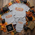 Family Thanksgiving Personalized Year Matching Graphic Print Onesie or T-Shirt TrendyCustomApparel™