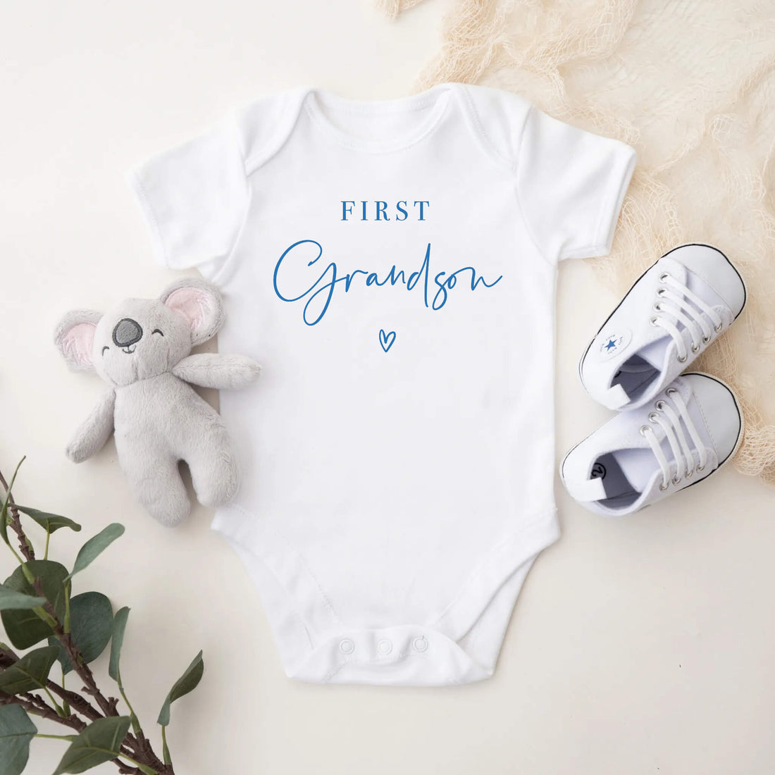 Personalized Pregnancy Announcement, First Grandson, Grandparents To Be, Baby Boy Gender Reveal, Customized Baby Pregnancy Announcement Onesie