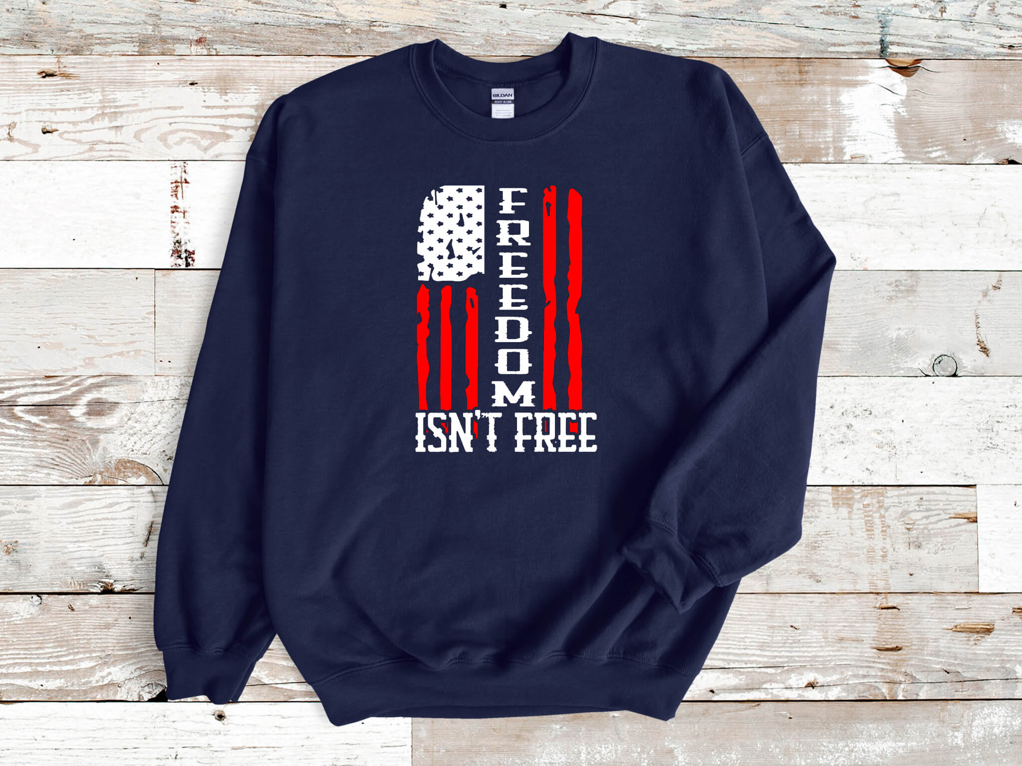 America - Freedom Isn't Free Unisex Graphic Print T-Shirt / Sweatshirt