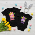 Cute Easter Truck Faux Yarn, Girl's Customizable Easter Shirts, Easter Hunt Baby Onesie, Happy Easter Tee’s TrendyCustomApparel™
