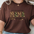 Women's Glitter and Dirt Mama of Both Leopard Camo Graphic T-Shirt - TrendyCustomApparel™