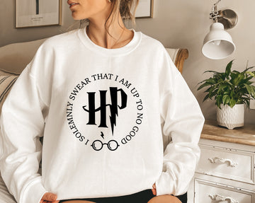 Harry Potter I Solemnly Swear I Am Up To No Good, Unisex, Toddler, Youth, Adult Graphic Print Sweatshirt