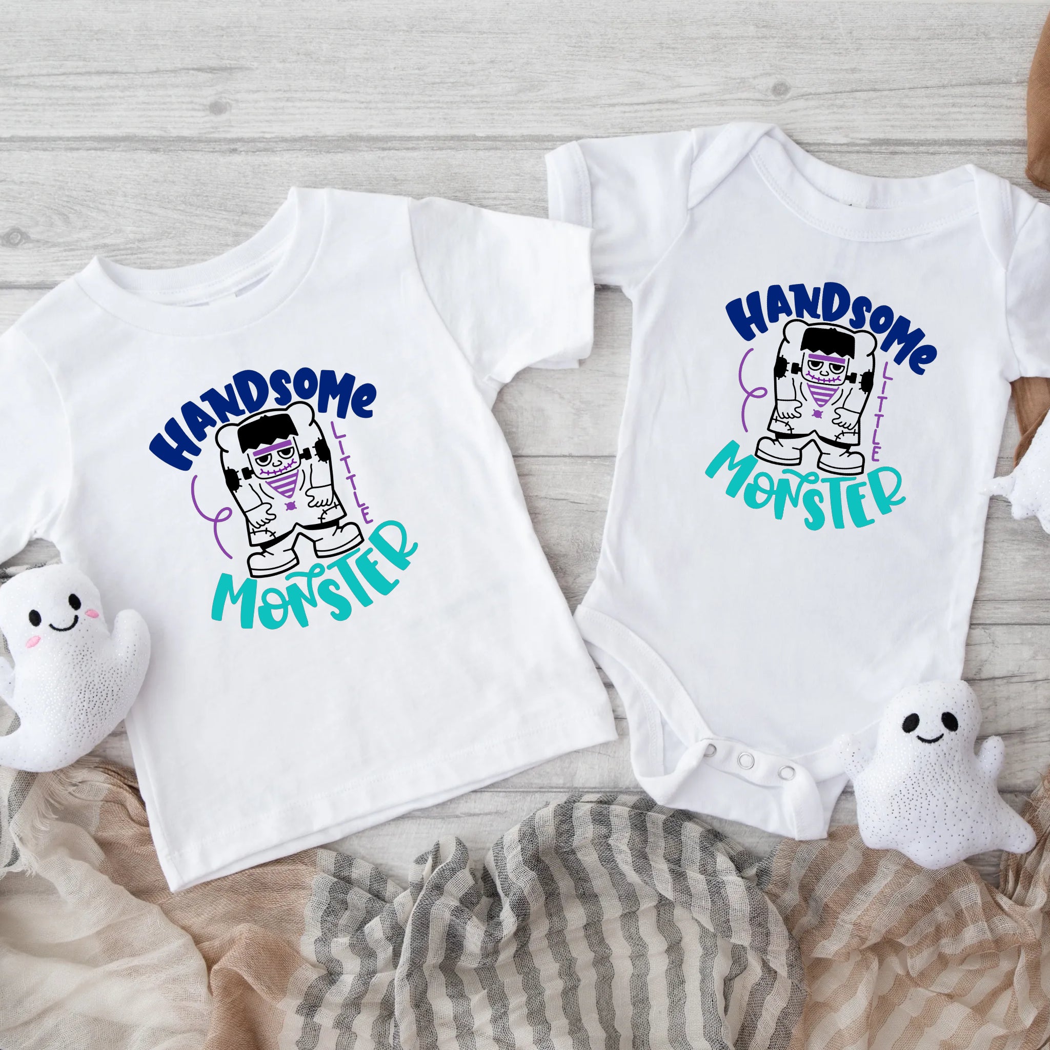 Halloween Boy's Handsome Little Monster Baby Infant Toddler Graphic Print